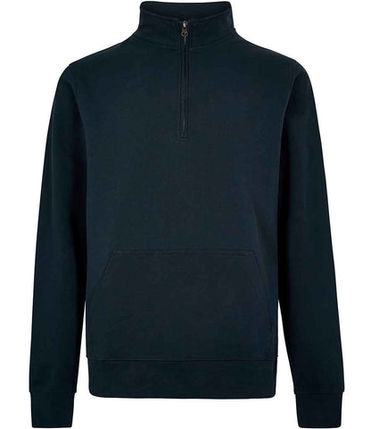 Kustom Kit Regular Fit 1/4 Zip Piqué Sweatshirt