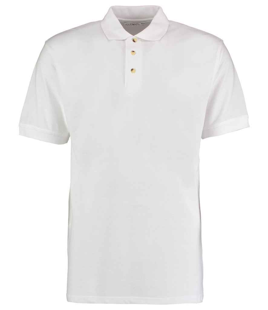 Kustom Kit Workwear Piqué Polo Shirt | White