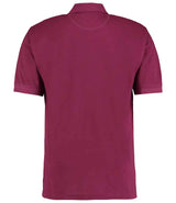 Kustom Kit Klassic Poly/Cotton Piqué Polo Shirt | Burgundy thumbnail 2