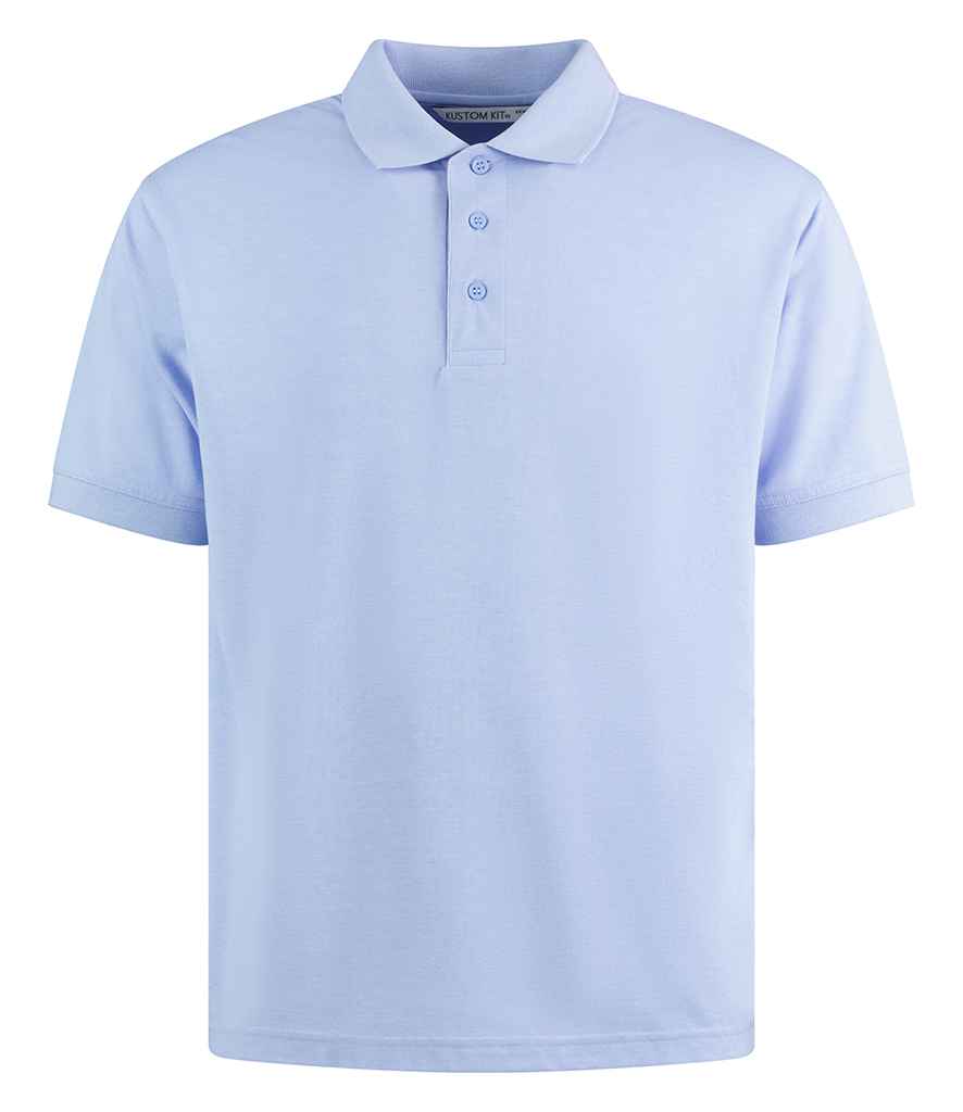 Kustom Kit Klassic Poly/Cotton Piqué Polo Shirt | Light Heather Blue