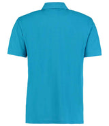 Kustom Kit Klassic Poly/Cotton Piqué Polo Shirt | Turquoise Blue thumbnail 2