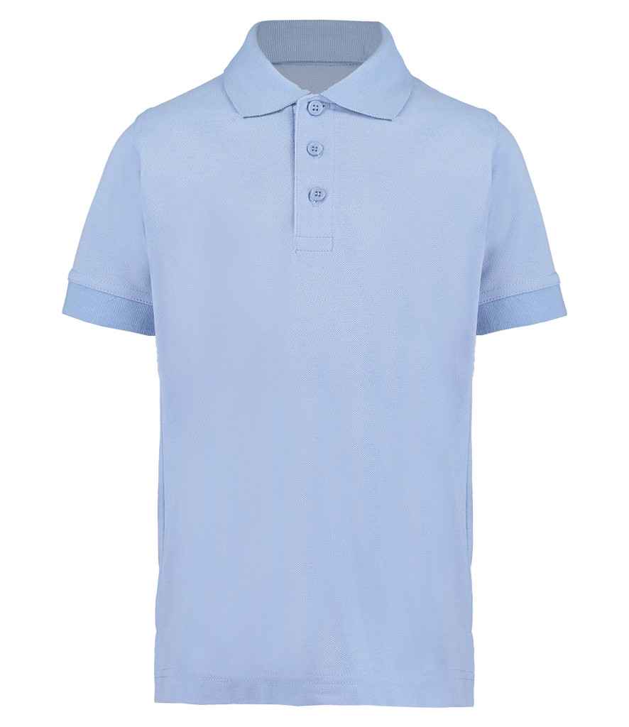 Kustom Kit Kids Klassic Poly/Cotton Piqué Polo Shirt | Light Blue