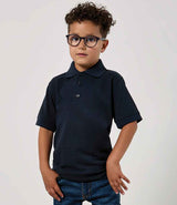 Kustom Kit Kids Klassic Poly/Cotton Piqué Polo Shirt | Navy thumbnail 1