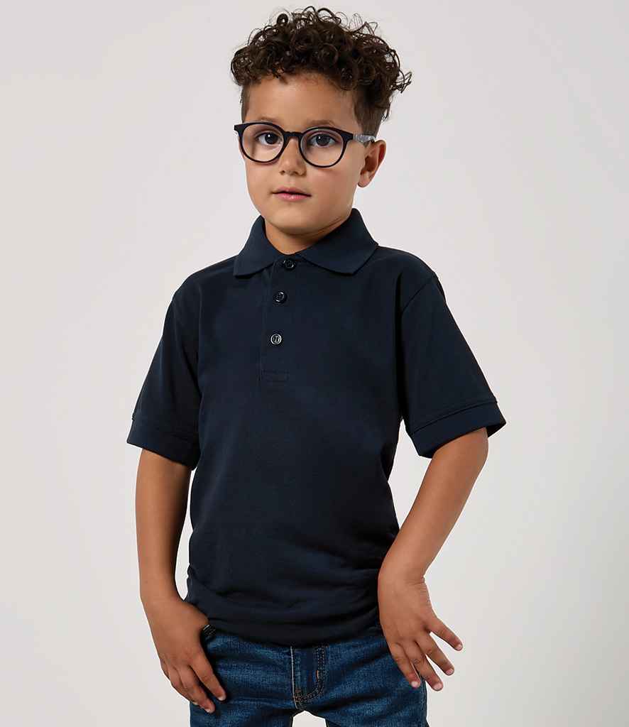 Kustom Kit Kids Klassic Poly/Cotton Piqué Polo Shirt | Navy