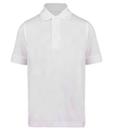 Kustom Kit Kids Klassic Poly/Cotton Piqué Polo Shirt | White thumbnail 1