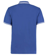 Kustom Kit Contrast Tipped Poly/Cotton Piqué Polo Shirt | Royal Blue/White thumbnail 2