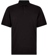 Kustom Kit Regular Fit Superwash® 60°C Jersey Polo Shirt | Black thumbnail 2