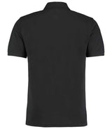 Kustom Kit Klassic Slim Fit Poly/Cotton Piqué Polo Shirt | Black thumbnail 2