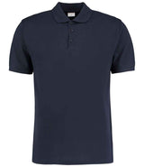 Kustom Kit Klassic Slim Fit Poly/Cotton Piqué Polo Shirt | Navy thumbnail 1