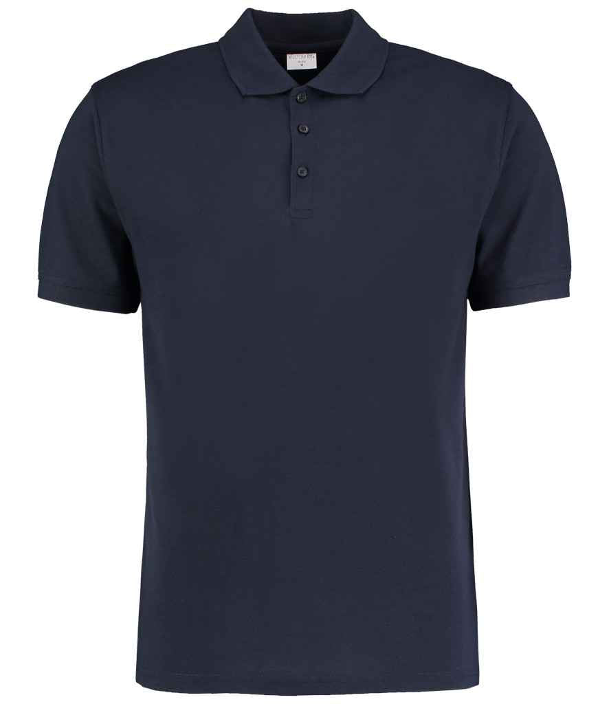 Kustom Kit Klassic Slim Fit Poly/Cotton Piqué Polo Shirt | Navy