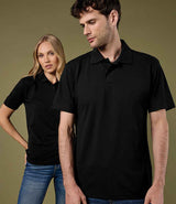 Kustom Kit Regular Fit Workforce Piqué Polo Shirt | Black thumbnail 2