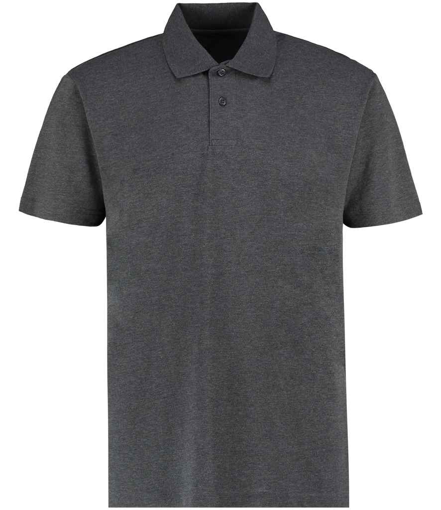 Kustom Kit Regular Fit Workforce Piqué Polo Shirt | Dark Grey Marl