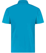 Kustom Kit Regular Fit Workforce Piqué Polo Shirt | Turquoise Blue thumbnail 2