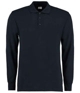 Kustom Kit Long Sleeve Poly/Cotton Piqué Polo Shirt | Navy thumbnail 1