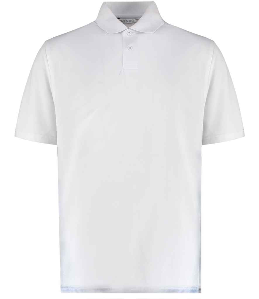 Kustom Kit Regular Fit Cooltex® Plus Superwash® 60°C Piqué Polo Shirt | White