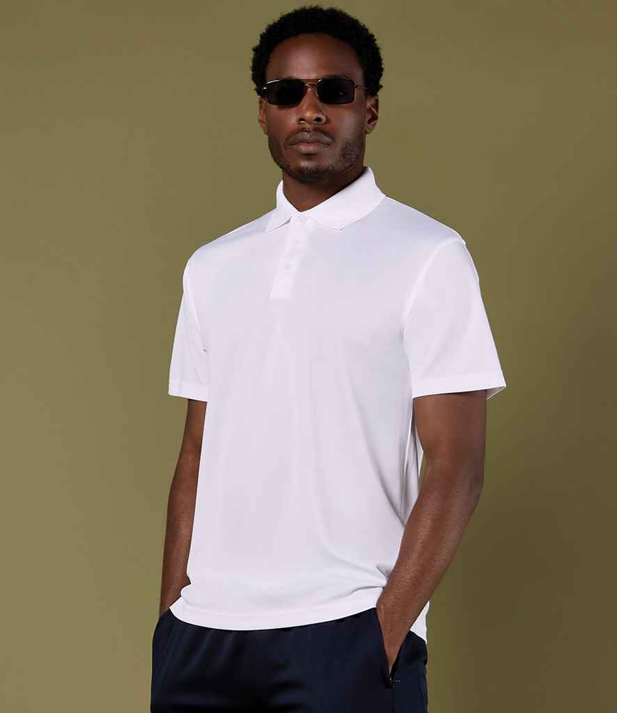 Kustom Kit Cooltex® Plus Micro Mesh Polo Shirt | White