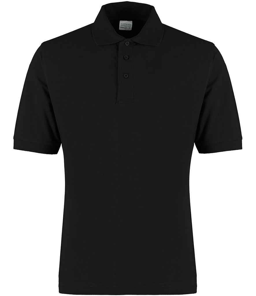 Kustom Kit Cotton Klassic Superwash® 60°C Polo Shirt | Black