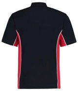 Kustom Kit Track Poly/Cotton Piqué Polo Shirt | Navy/Red thumbnail 2