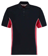 Kustom Kit Track Poly/Cotton Piqué Polo Shirt | Navy/Red thumbnail 1