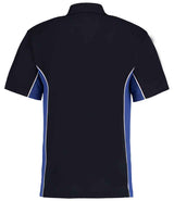 Kustom Kit Track Poly/Cotton Piqué Polo Shirt | Navy/Royal Blue thumbnail 3