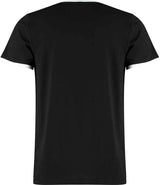 Kustom Kit Fashion Fit Ringer T-Shirt | Black/White thumbnail 2