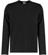Kustom Kit Long Sleeve Fashion Fit Superwash® 60°C T-Shirt | Black thumbnail 2