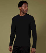 Kustom Kit Long Sleeve Fashion Fit Superwash® 60°C T-Shirt | Black thumbnail 1