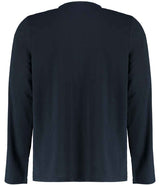 Kustom Kit Long Sleeve Fashion Fit Superwash® 60°C T-Shirt | Navy thumbnail 2