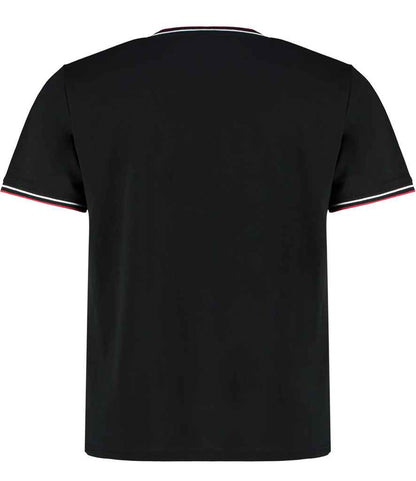 Kustom Kit Fashion Fit Tipped T-Shirt