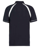 Kustom Kit Oak Hill Cotton Piqué Polo Shirt | Navy/White thumbnail 3