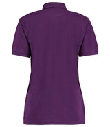 Kustom Kit Ladies Klassic Poly/Cotton Piqué Polo Shirt | Dark Purple thumbnail 2