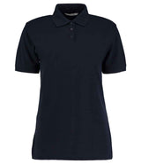 Kustom Kit Ladies Klassic Poly/Cotton Piqué Polo Shirt | Navy thumbnail 3