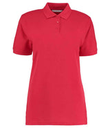 Kustom Kit Ladies Klassic Poly/Cotton Piqué Polo Shirt | Red thumbnail 1
