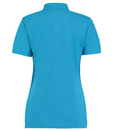 Kustom Kit Ladies Klassic Poly/Cotton Piqué Polo Shirt | Turquoise Blue thumbnail 2