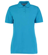 Kustom Kit Ladies Klassic Poly/Cotton Piqué Polo Shirt | Turquoise Blue thumbnail 1