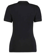 Kustom Kit Sophia Comfortec® V Neck Polo Shirt | Black thumbnail 2