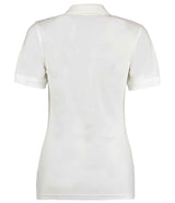Kustom Kit Sophia Comfortec® V Neck Polo Shirt | White thumbnail 3