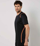 Kustom Kit Cooltex® T-Shirt | Black/Orange thumbnail 1