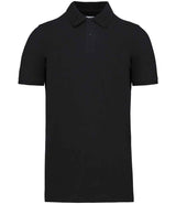 Kariban Organic 180 Piqué Polo Shirt | Black thumbnail 1