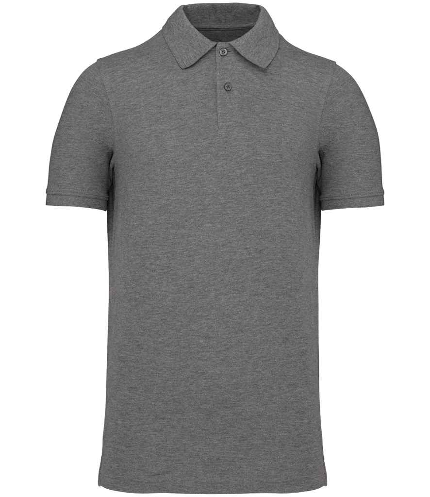 Kariban Organic 180 Piqué Polo Shirt | Grey Heather