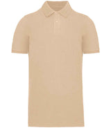 Kariban Organic 180 Piqué Polo Shirt | Light Sand thumbnail 1