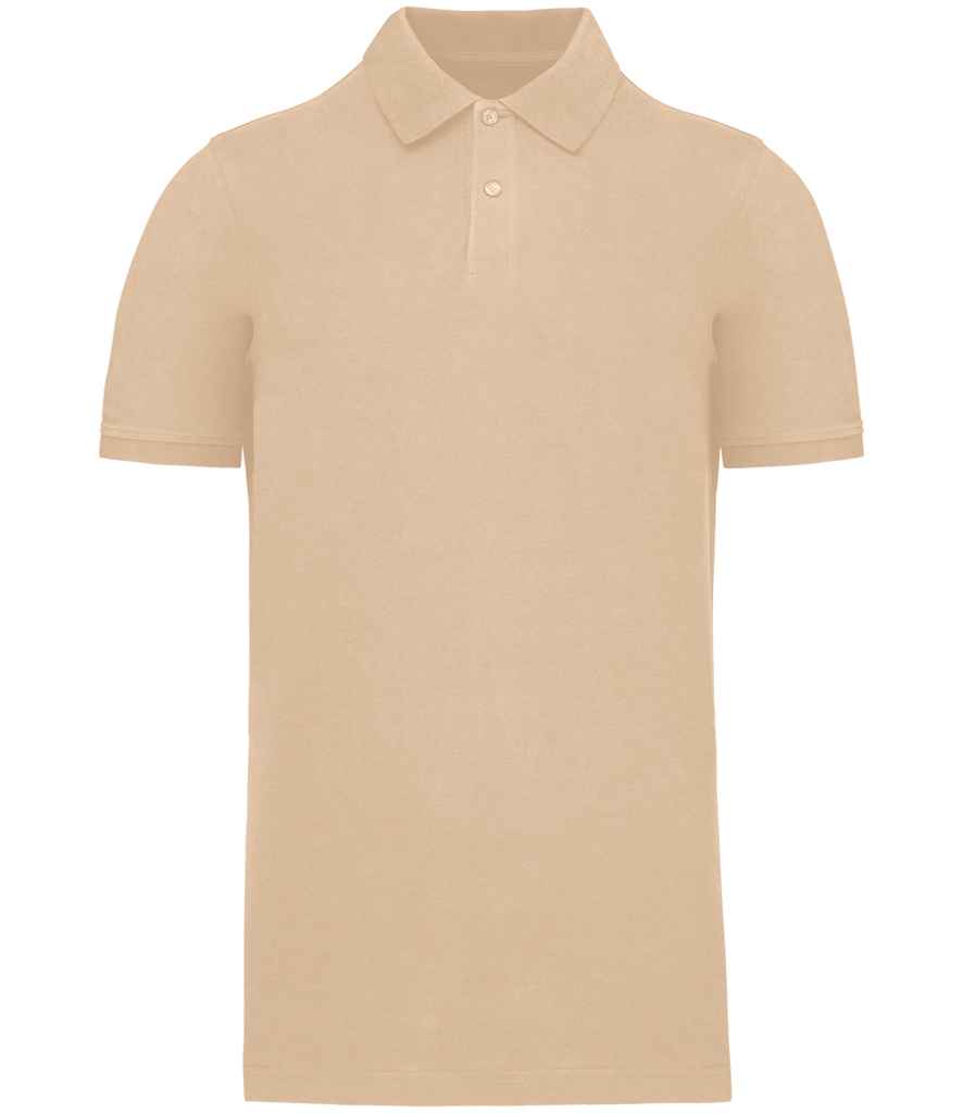 Kariban Organic 180 Piqué Polo Shirt | Light Sand