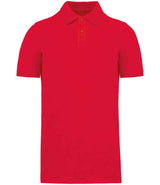 Kariban Organic 180 Piqué Polo Shirt | Red thumbnail 1