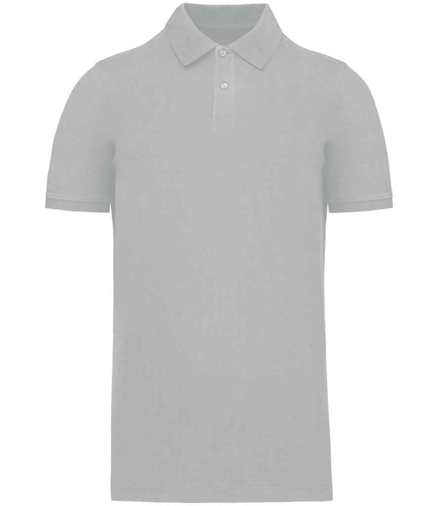 Kariban Organic 180 Piqué Polo Shirt | Snow Grey