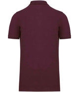 Kariban Organic 180 Piqué Polo Shirt | Wine thumbnail 2