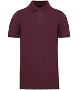 Kariban Organic 180 Piqué Polo Shirt | Wine thumbnail 1