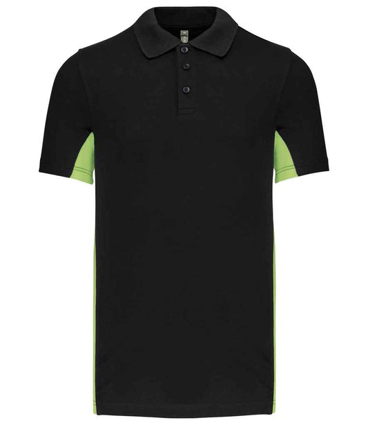 KB232 Black/Lime Green Front