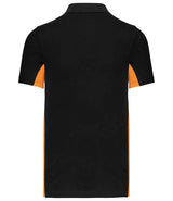 Kariban Flag Poly/Cotton Piqué Polo Shirt | Black/Orange thumbnail 2