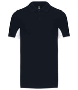 Kariban Flag Poly/Cotton Piqué Polo Shirt | Navy/White thumbnail 1