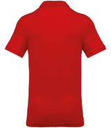 Kariban Short Sleeve Piqué Polo Shirt | Red thumbnail 2